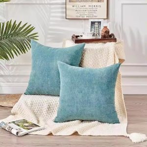 Decorative Throw Pillow Covers – 4 Pack 18×18 Inch