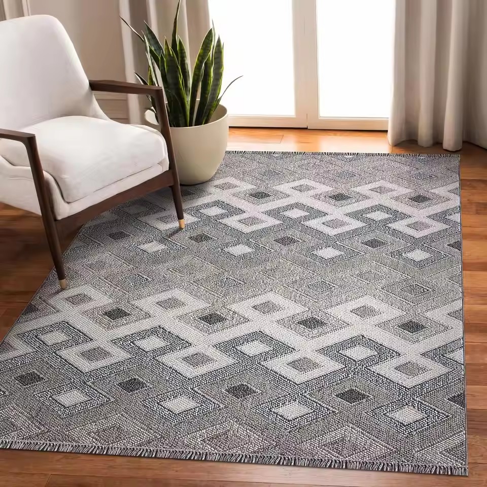 Modern Area Rug – 5×7 Living Room Carpet